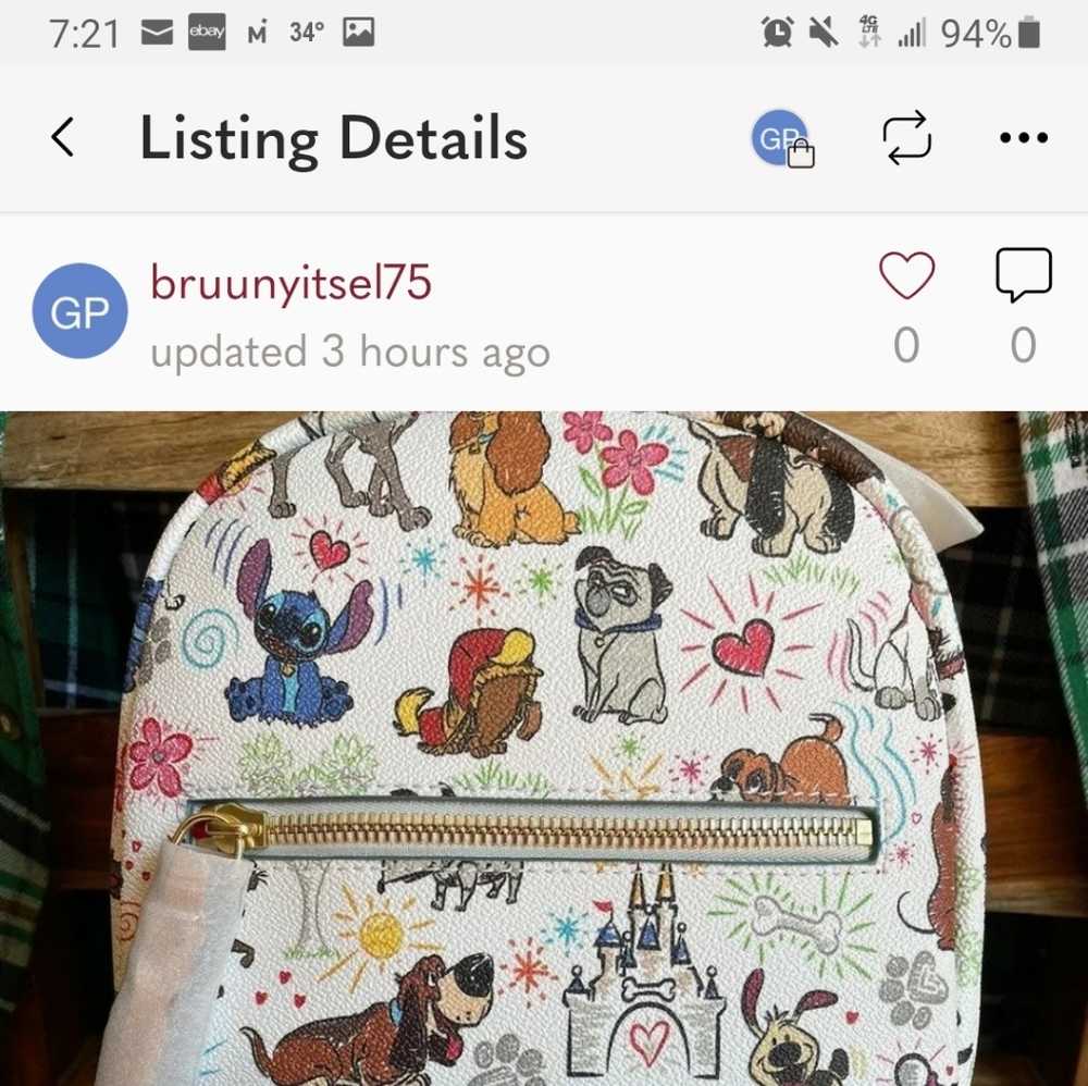SCAM ALERT! Dooney Disney Dog Backpack SCAM ALERT!!!